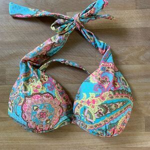 arizona Jean Company Paisley Print Bikini Top